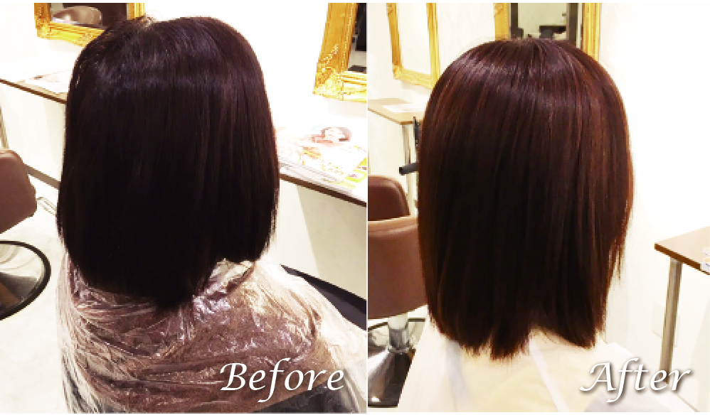 オゾン医学予防カラーコース Before/After